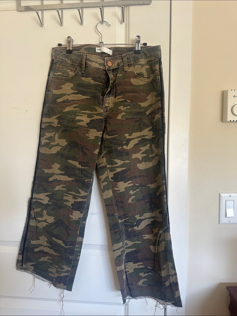 Zara camo jeans